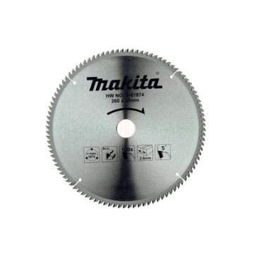Makita Ekonomik Alüminyum Daire Testere 260x30 mm 100 Diş (D-61874)