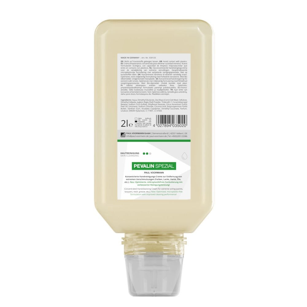 Pevalin Spezial El Temizleme ve Bakım Kremi 2 Lt (Kartuş Ambalaj)