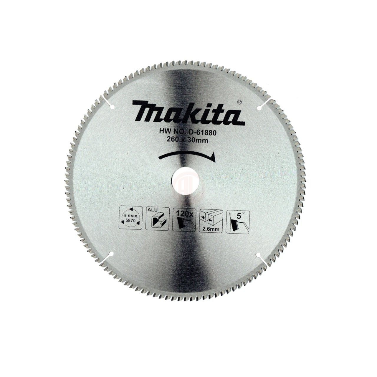 Makita Ekonomik Alüminyum Daire Testere 260x30 mm 120 Diş (D-61880)
