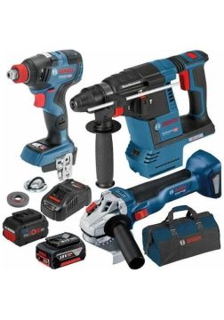 Bosch Akülü Kırıcı Delici Set GBH 18V-26 GDX 18V-200 GWS 18V-10 Carton