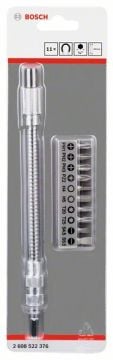 Bosch Vidalama Ve Uzatma Ucu Set 20 Cm Metal (11 Parça) - 2608522376