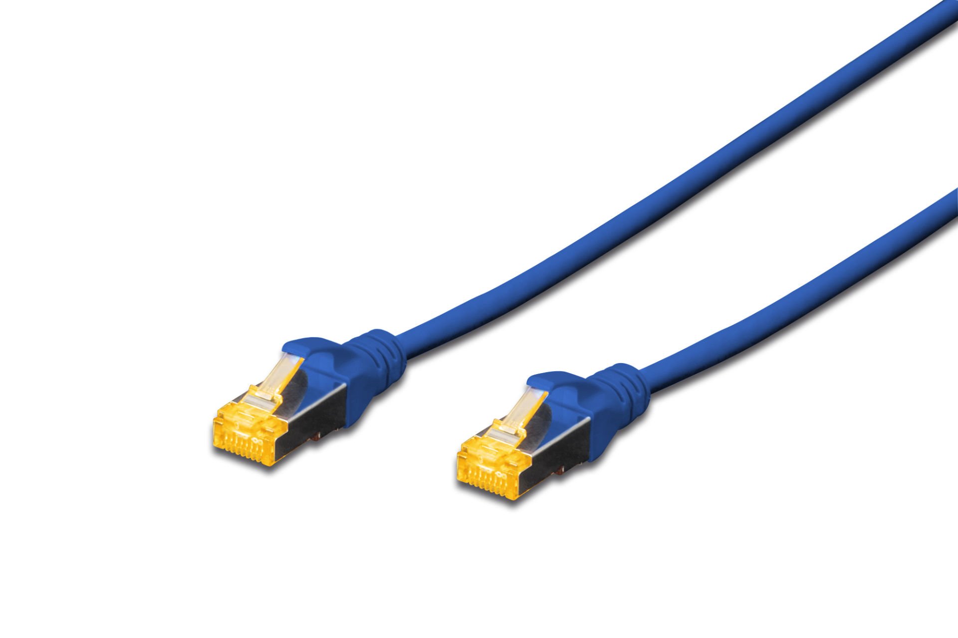 Assmann Digitus Cat 6A S-Ftp Patch Kablosu, Lszh, Cu, Awg 26/7, 5 Mt, Mavi Renk