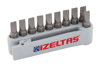 İzeltaş Düz Bits Uç Set 25 mm