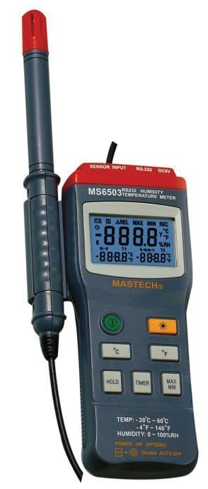 Mastech Dıjıtal Nem Ve Isı Olcer Ms6503 - SHEMS6503