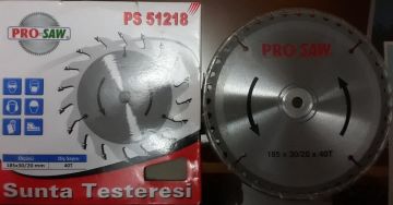 Prosaw Ahşap Daire Testere 185x30/20 mm 40 Diş (PS51218)