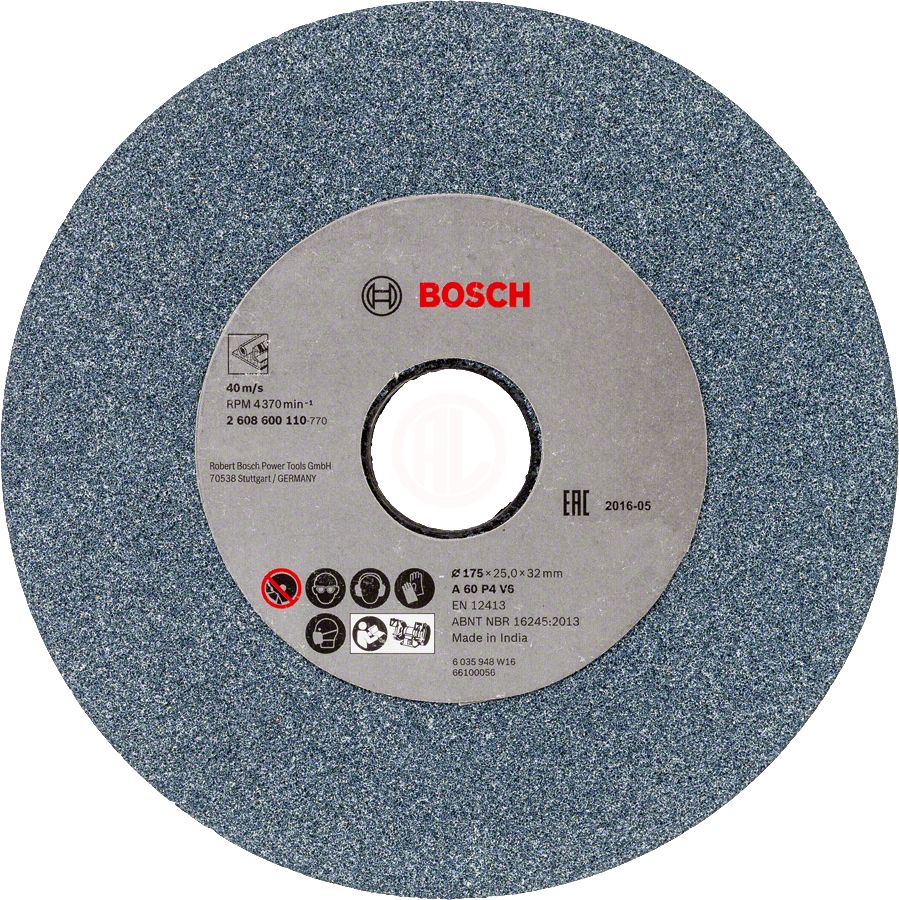 Bosch Taşlama Bileme Taşı Korindon 175x25x32 mm 60 Kum (GSM 175) - 2608600110