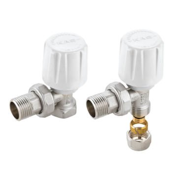 KAS Radyatör Vanası Köşe PEX-B Bağlantılı 1/2 İnç