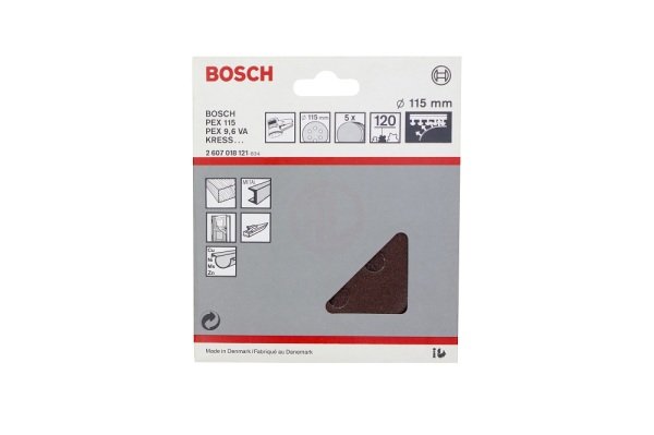 Bosch Cırt Zımpara 115 Mm 120 Kum 5 Li - 2607018121