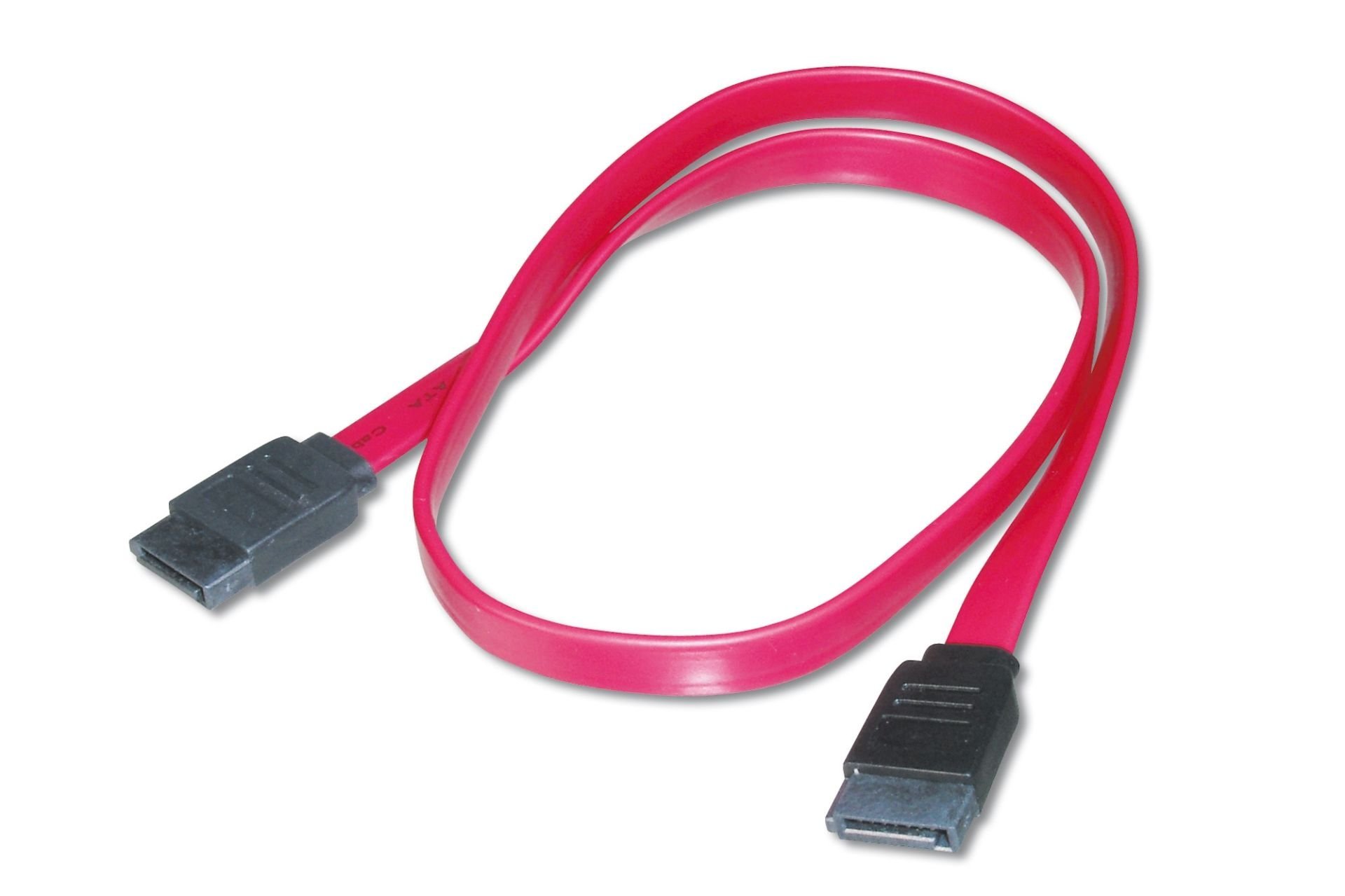 Assmann Sata Bağlantı Kablosu, Sata 7Pin Dişi - Sata 7Pin Dişi, Zırhsız, Awg26, 0.50 Mt