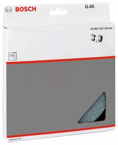 Bosch Taşlama Bileme Taşı Silisyum Karbür (SiC) 200x25x32 mm 46 Kum (GSM 200/D) - 2608600106