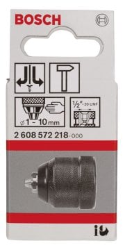 Bosch Anahtarsız Mandren 1/2 İnç - 20 UNF Ø1-10 mm - 2608572218