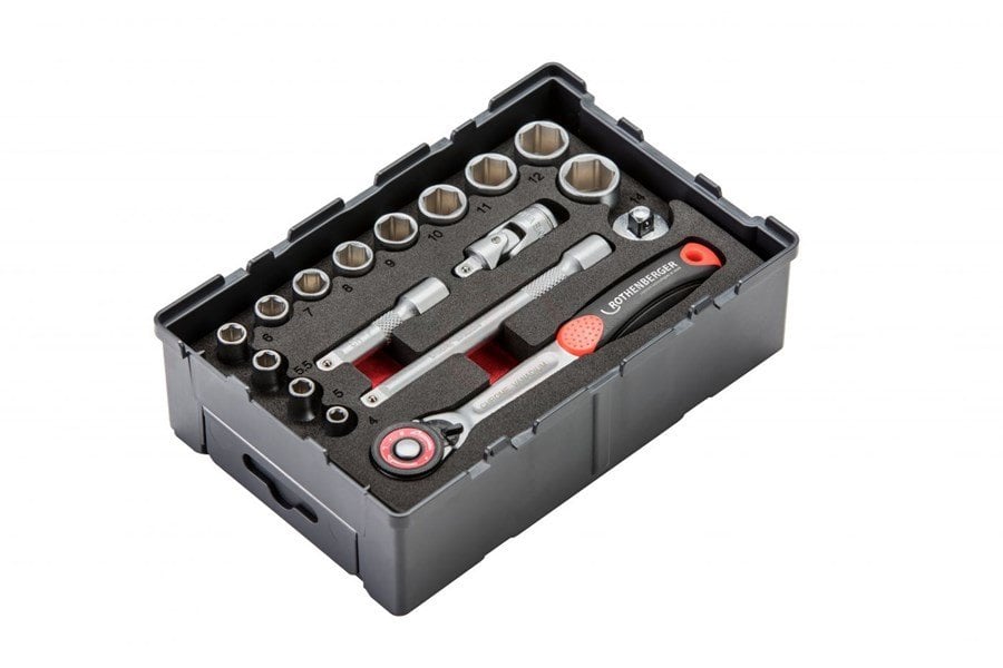 Rothenberger 17 Parça Soket Seti 1/4 - 1000002180