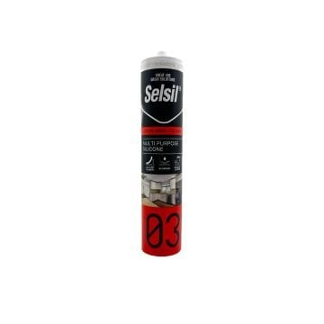 Selsil Genel Amaçlı Silikon 280 ml Beyaz