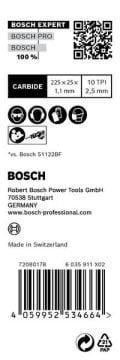 Bosch Panter Testere Bıçağı Expert MediumThickToughMetal S1155HHM (10 Adet) - 2608900376
