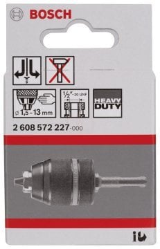Bosch Anahtarsız Mandren SDS-Plus Ø1,5-13 mm - 2608572227