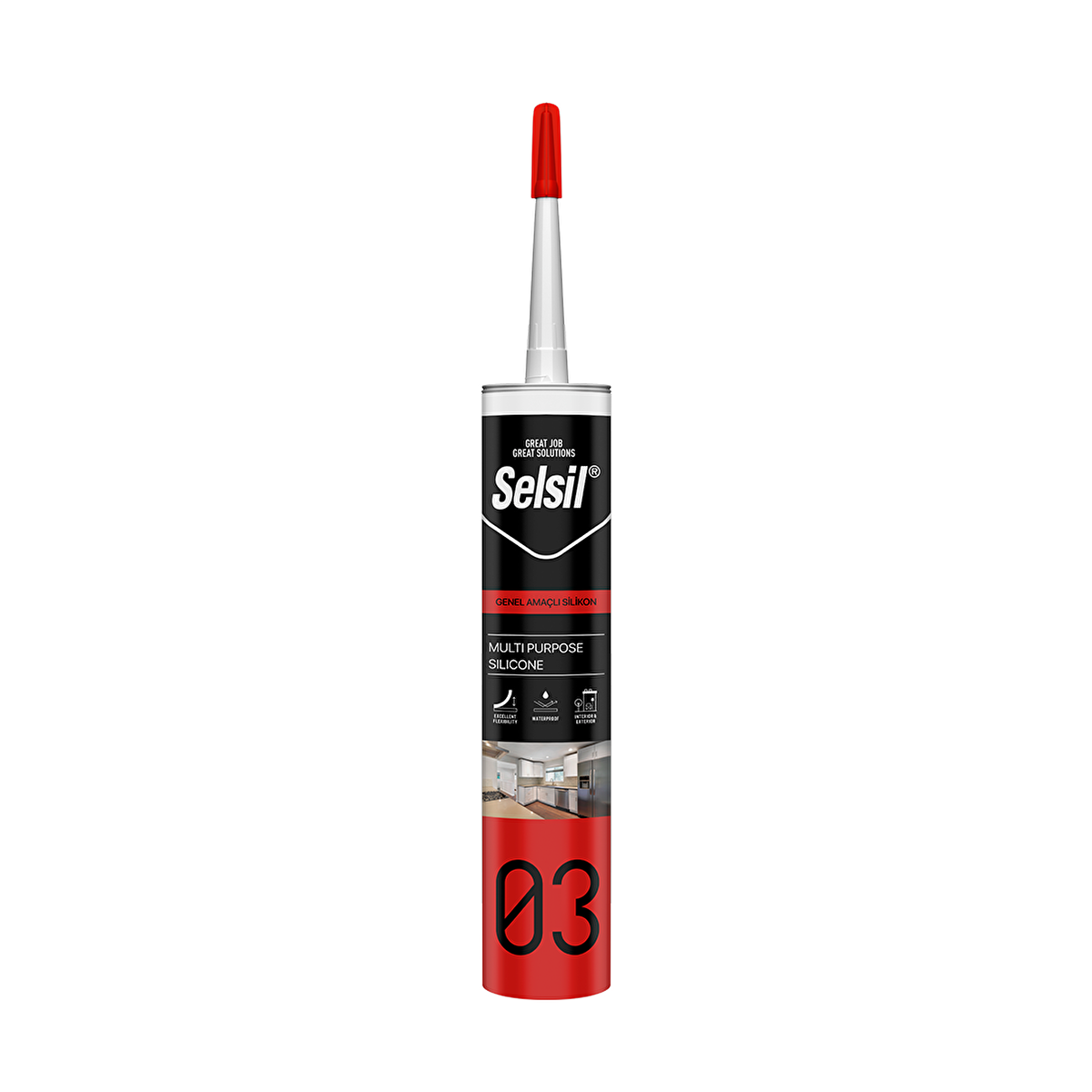 Selsil Genel Amaçlı Silikon 280 ml Bronz