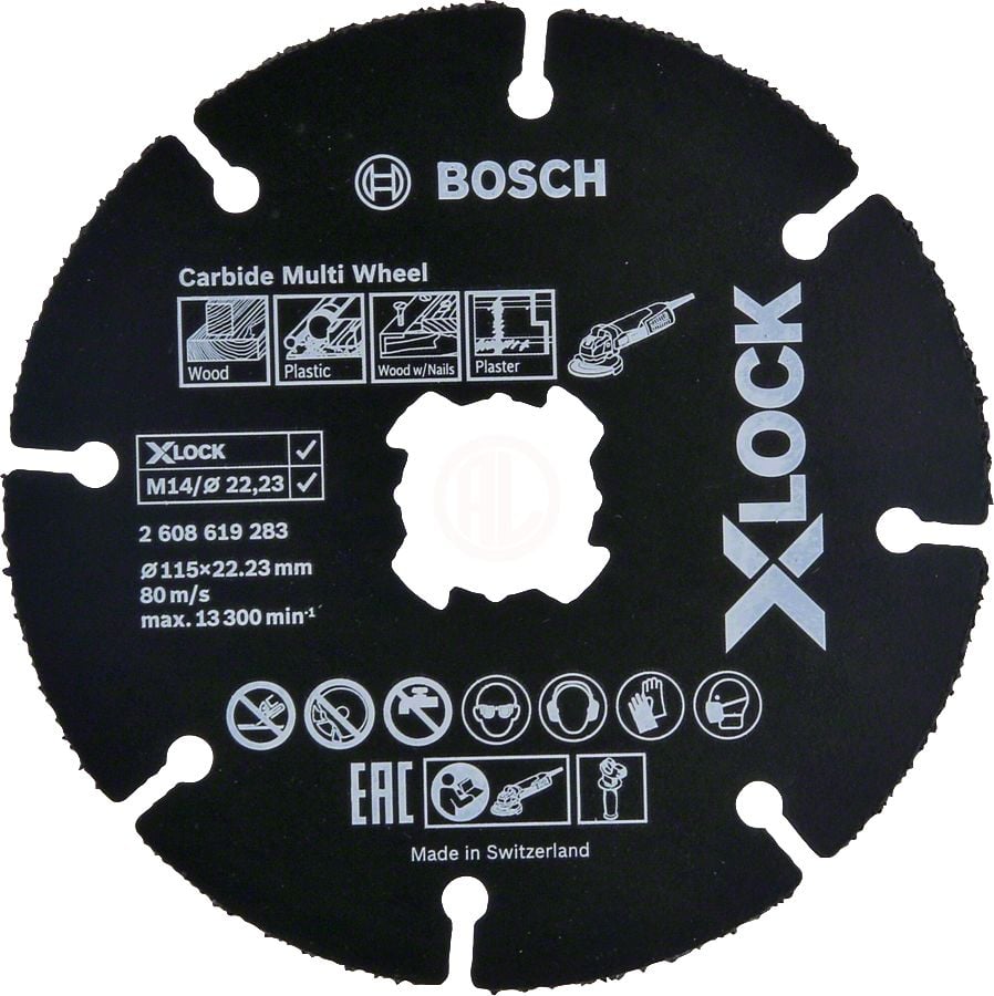 Bosch X-Lock Çok Amaçlı Kesme Diski Carbide Multi Wheel 115x22,23 mm (1 Adet) - 2608619283