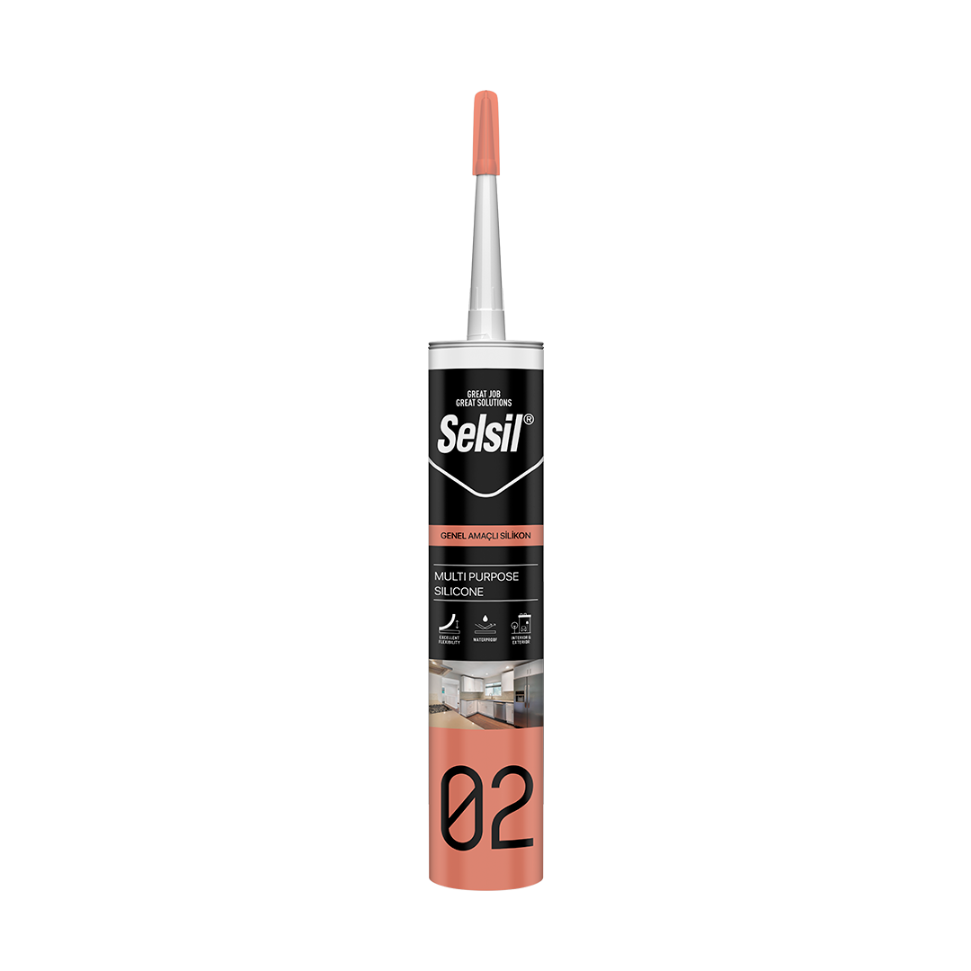 Selsil Genel Amaçlı Silikon 300 Gr Beyaz