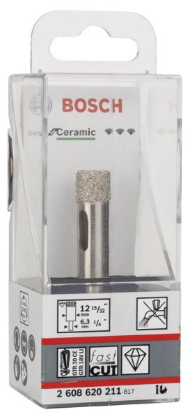 Bosch Best For Ceramic Kuru Elmas Delici Gtr 30 12X35 Mm - 2608620211