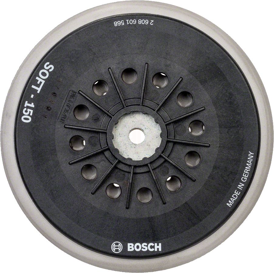 Bosch Zımpara Tabanı Çok Delikli 150 mm Yumuşak (GEX 150 AC/AVE/T) - 2608601568