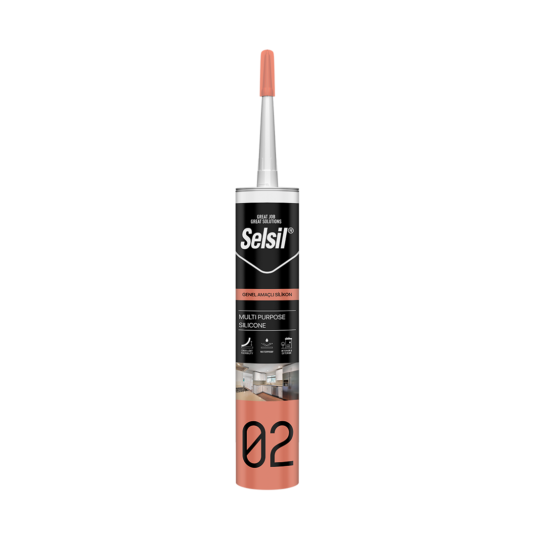 Selsil Genel Amaçlı Silikon 300 Gr Siyah