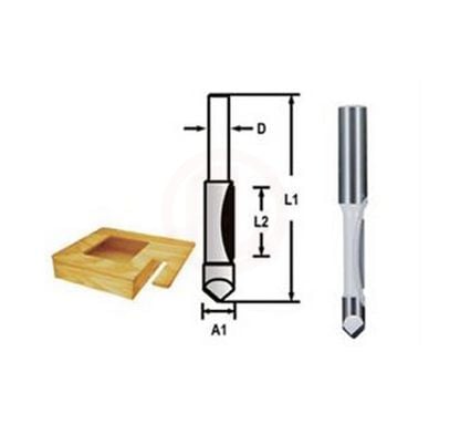 Makita Freze Ucu Panel Kenar Alma Bıçağı 12x9,5x75 mm (D-47793)