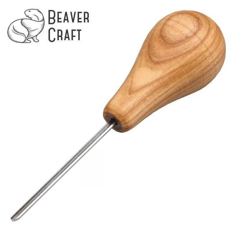 BeaverCraft P12/02 Avuç İçi Derin Oluklu Ahşap Oyma Iskarpelası, 2mm