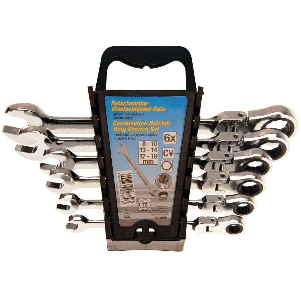 Brio Bgs Anahtar Kombine Cırcırlı Set 6 Parça (8-19)-72 Diş