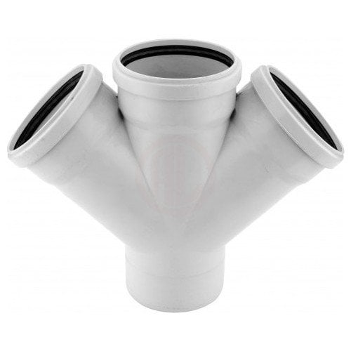 Fırat PVC Çift Çatal (45° - 45°) 125/125 mm - 70K0512512