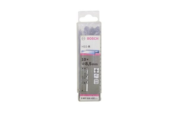 Bosch Hss-R Metal Matkap Uç 8.5X117 Mm 10 Lu Paket - 2607018432