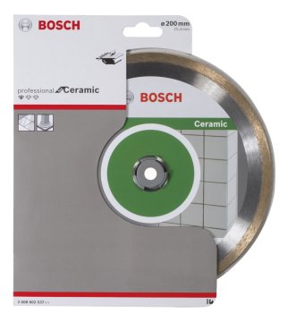 Bosch Elmas Kesme Diski Standard For Ceramic 200x25,40 mm - 2608602537