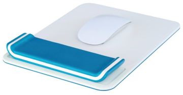 Leitz Ergo Wow Ayarlanabilir Bilek Destekli Mouse Pad, 65170036, Mavi