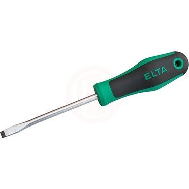 Elta Düz Tornavida Ergonomik 6x100 mm - 4160176100