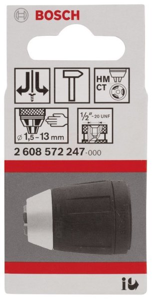 Bosch Sistem Mandreni Darbeli Vidalama Matkabı Ø1-10 mm (GSR/GSB) - 2608572247