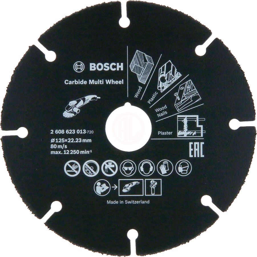 Bosch Çok Amaçlı Kesme Diski Carbide Multi Wheel 125x22,23 mm - 2608623013