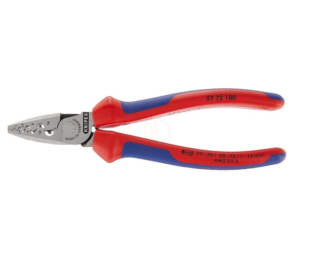 Knipex 97 72 Yüksük Sıkma Pensi 180 Mm - KNI9772180