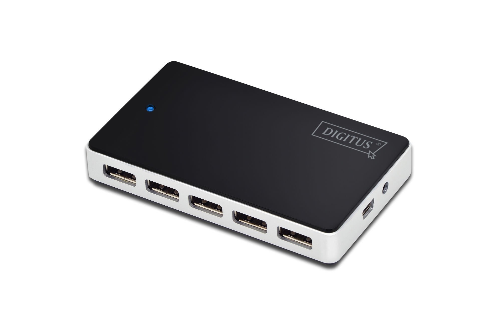 Assmann Digitus 10 Port Usb Hub, Usb 2.0, Güç Adaptörlü, Plastik