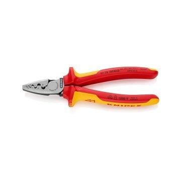 Knipex 97 78 Yüksük Sıkma Pensi Vde 180 Mm - KNI9778180