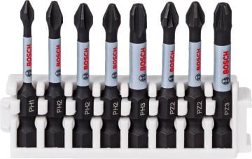Bosch Vidalama Ucu Impact Control Set (8 Parça PH/PZ x 50 mm) - 2608522328