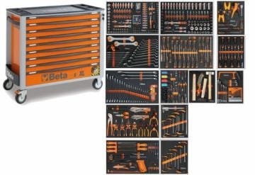 Beta 487 Parça 9 Çekmeceli Takım Arabası