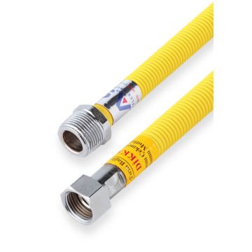 KAS Kombi Gaz Makaronlu Flex 3/4 İnç - 1/2 İnç 60 Cm