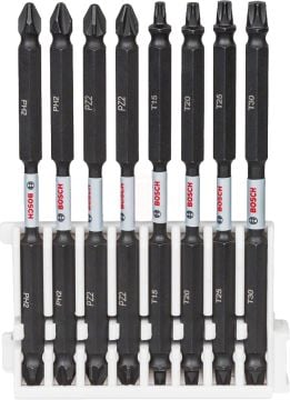 Bosch Vidalama Ucu Çift Taraflı Impact Control Set 110 mm (8 Parça) - 2608522346