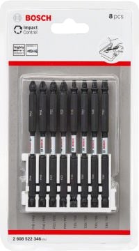 Bosch Vidalama Ucu Çift Taraflı Impact Control Set 110 mm (8 Parça) - 2608522346