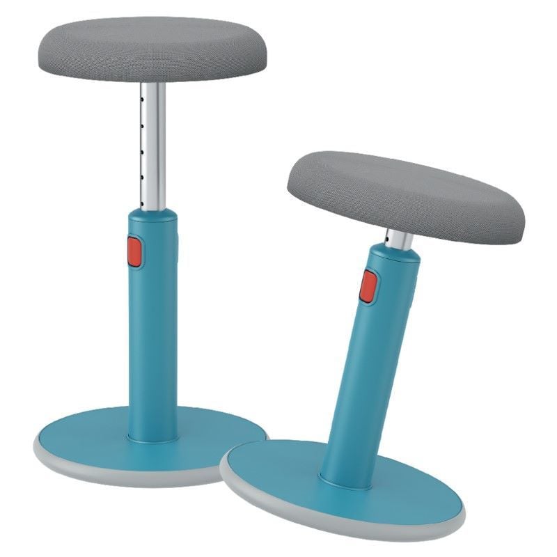 Leitz Ergo Active Ayaklı Tabure 2'Si 1 Arada, , Sit Stand Stool, 65180061, Mavi