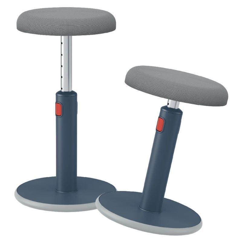 Leitz Ergo Active Ayaklı Tabure 2'Si 1 Arada, Sit Stand Stool, 65180089, Gri