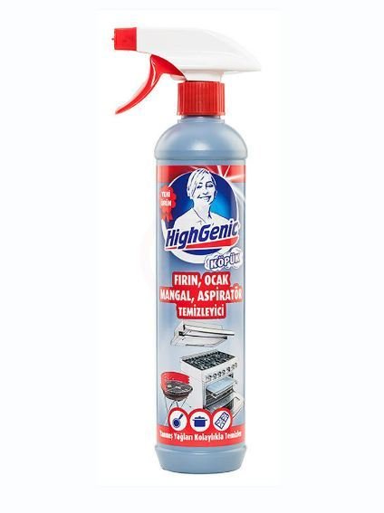 Highgenic KÖPÜK FIRIN,OCAK,MANGAL,ASPİRATÖR TEMİZLEYİCİ 500 ML - HG3057