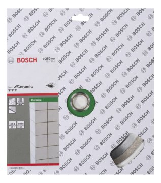 Bosch Elmas Kesme Diski Best For Ceramic 250x30/25,40 mm - 2608602638