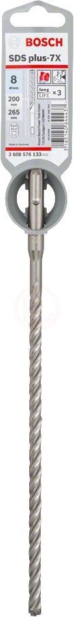 Bosch SDS Plus-7X Kırıcı Delici Uç 8,0x265 mm (1 Adet) - 2608576133