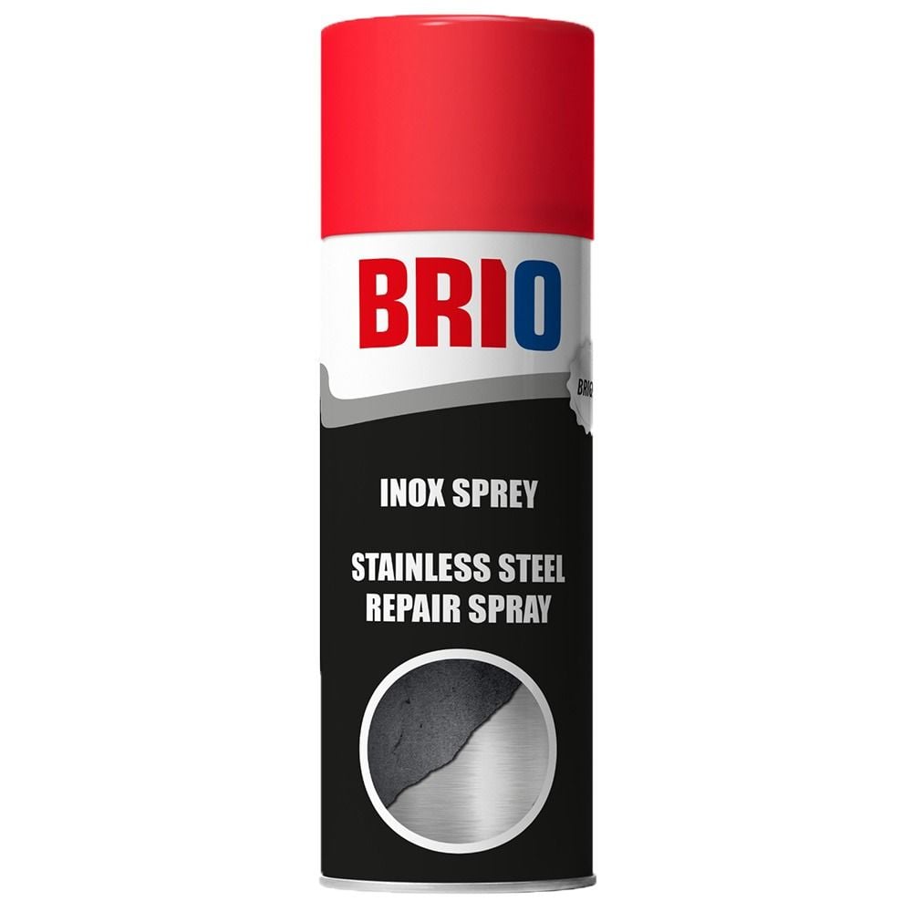 Brio Paslanmaz Çelik Inox Boya Sprey 400 Ml