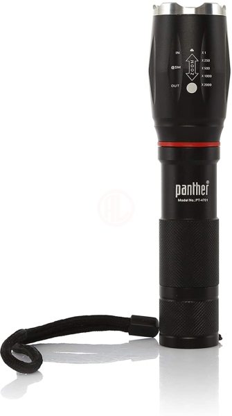 Panther Alüminyum Gövdeli Pompalı Zooom Led El Feneri - PT-4701